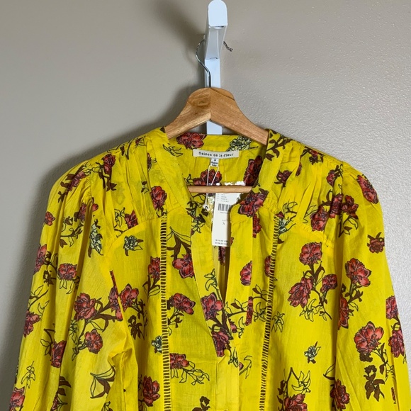 Anthropologie Anita Floral Buttondown - Picture 9 of 16